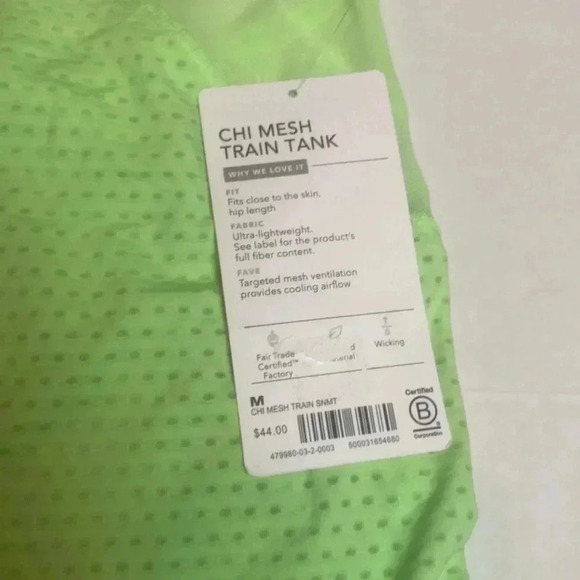 Athleta chi mesh train tank NWT - Picture 3 of 11